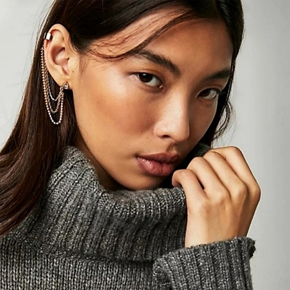 Free People Party Party Ear Chain